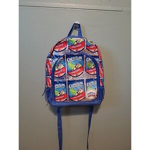 Vintage Caprisun Splash Cooler Upcycle Backpack School Bag Retro Terracycle